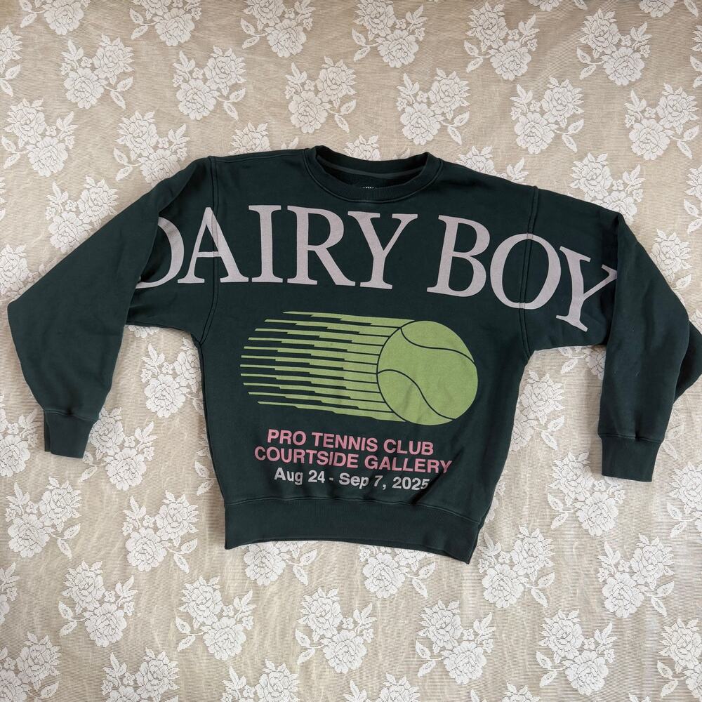 Dairy Boy Pro Tennis Club Sweatshirt Size XS